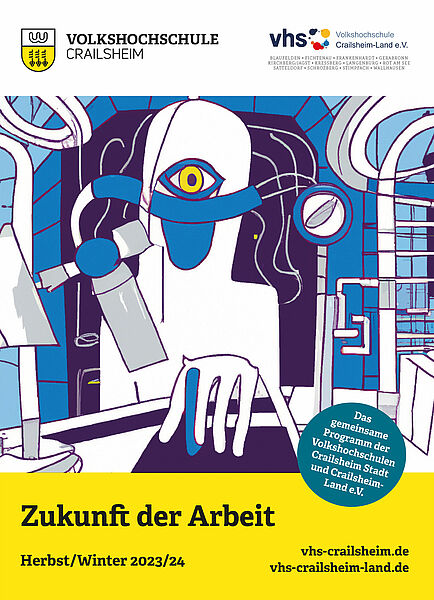 Titelseite Programmheft Herbst/Winter 2023/24 (Symbolbild für Künstliche Intelligenz))